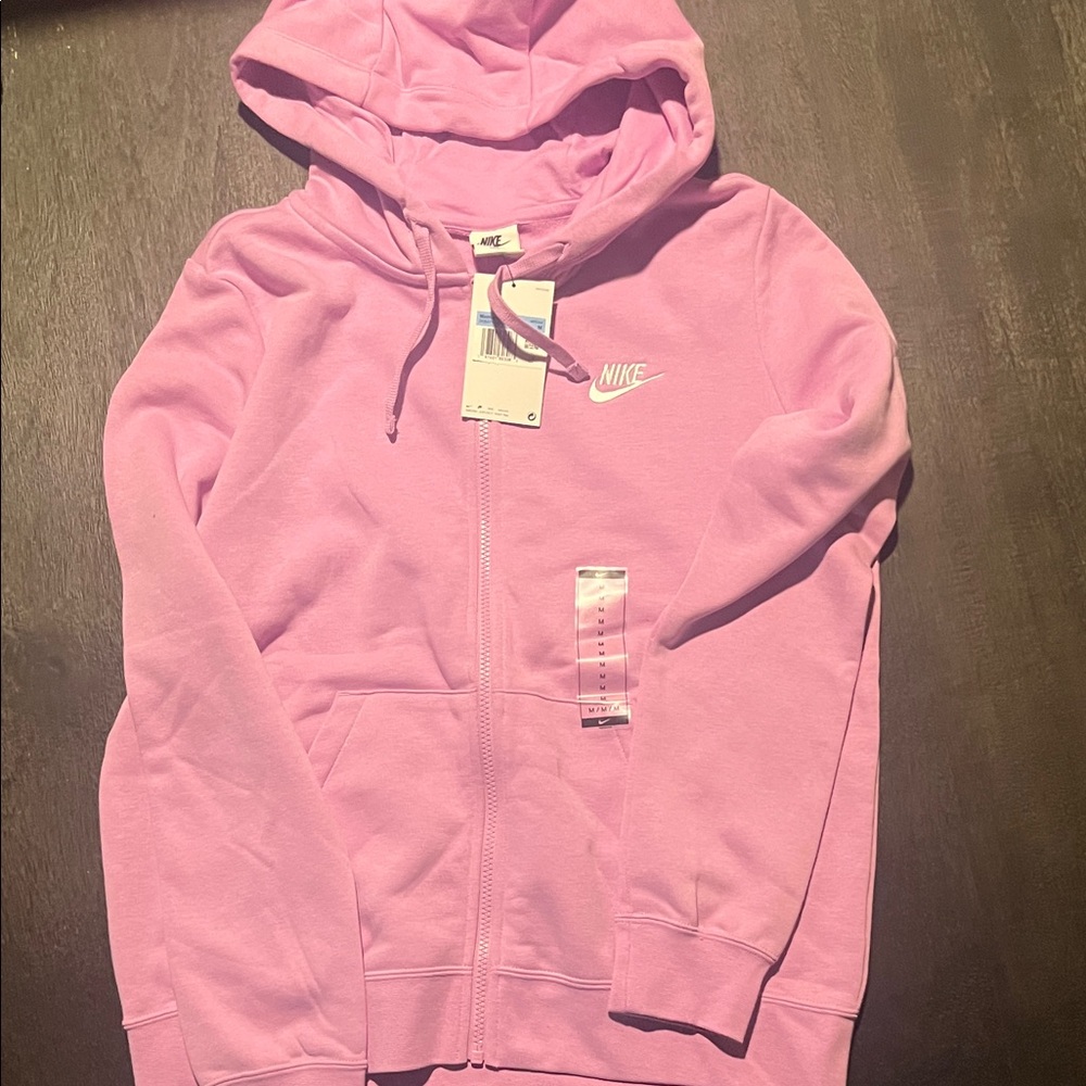 Nike Light Pink Full-Zip Hoodie
